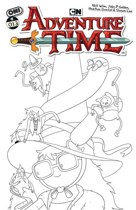 ADVENTURE TIME (2025) #13 CVR E INC 1:20 NICK WINN B&W VAR