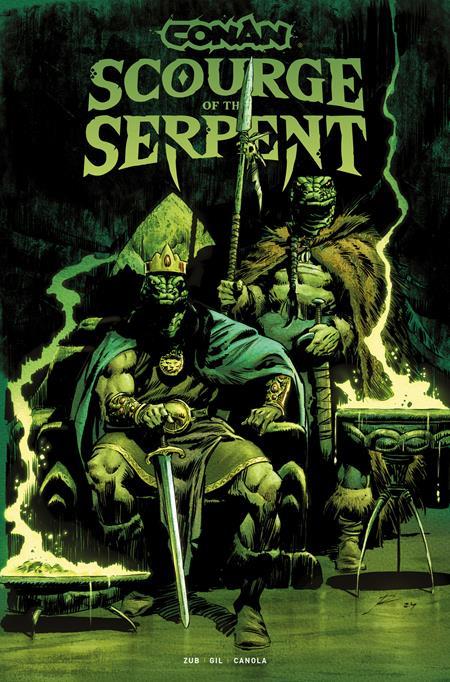 CONAN THE BARBARIAN SCOURGE OF THE SERPENT TP VOL 01 DIRECT MARKET EDITION ROBERTO DE LA TORRE GLOW IN THE DARK CVR (MR)