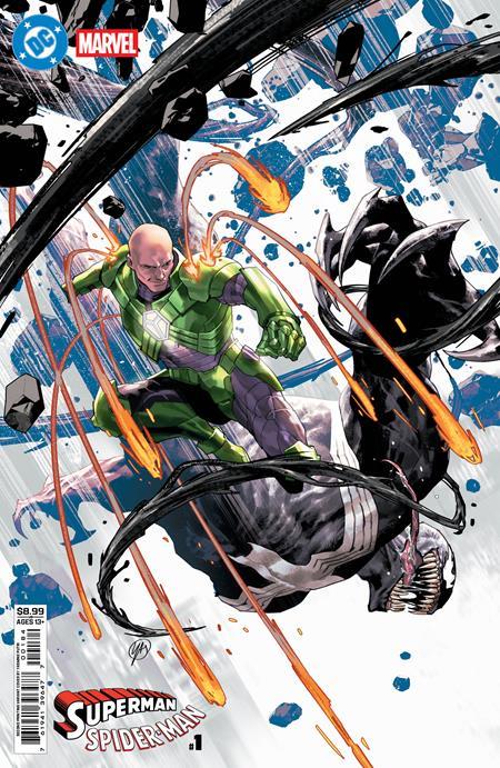 DC MARVEL SUPERMAN SPIDER-MAN #1 (ONE SHOT) Second Printing Cvr C Yasmine Putri Card Stock Var