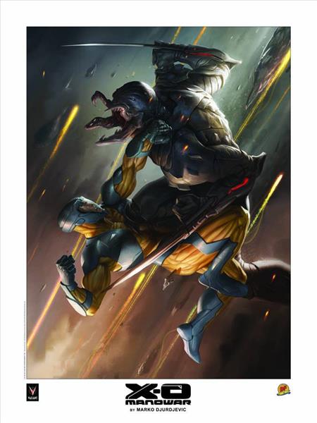 DF VALIANT COMICS X-O MANOWAR LITHO (C: 0-1-2)