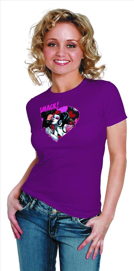 HARLEY QUINN KISS BY CONNER WOMENS T/S LG (C: 1-1-0)