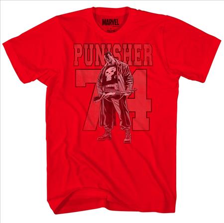 PUNISHER PUN COLLEGE RED T/S LG (C: 1-1-0)
