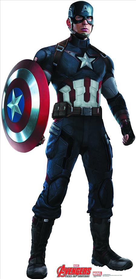 AVENGERS AGE OF ULTRON CAPTAIN AMERICA LIFE-SIZE STANDUP (C: