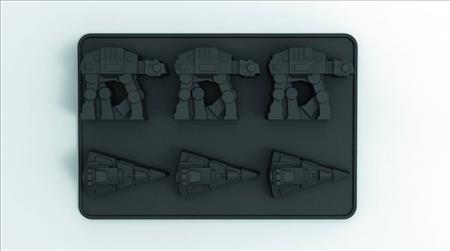 SW AT-AT & STAR DESTROYER ICE CUBE TRAY (C: 1-1-2)