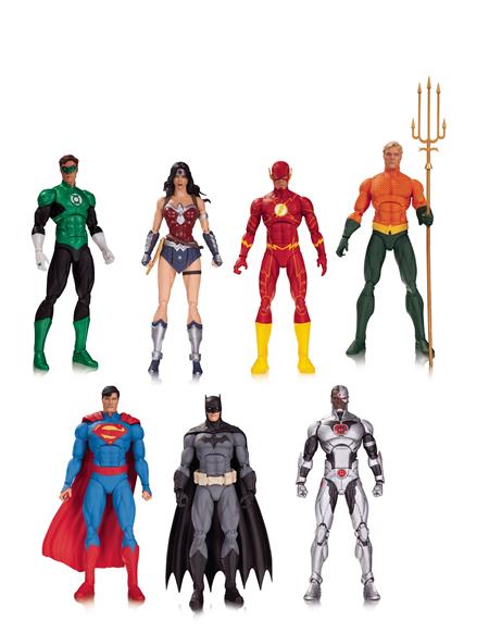 JUSTICE LEAGUE OF AMERICA ACTION FIGURE 7 PACK