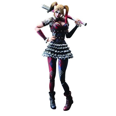 BATMAN ARKHAM KNIGHT PLAY ARTS KAI HARLEY QUINN (O/A) (C: 1-