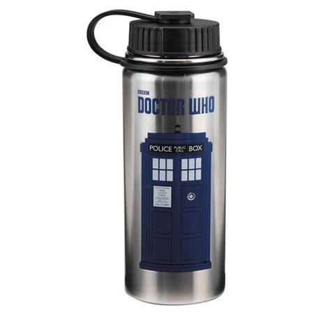 DOCTOR WHO 18 OZ STAINLESS STEEL WATER BOTTLE (C: 1-1-2)