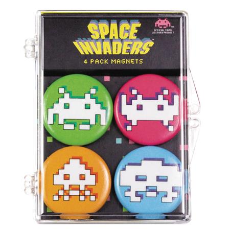 SPACE INVADERS 4PC MAGNET SET (C: 1-1-1)