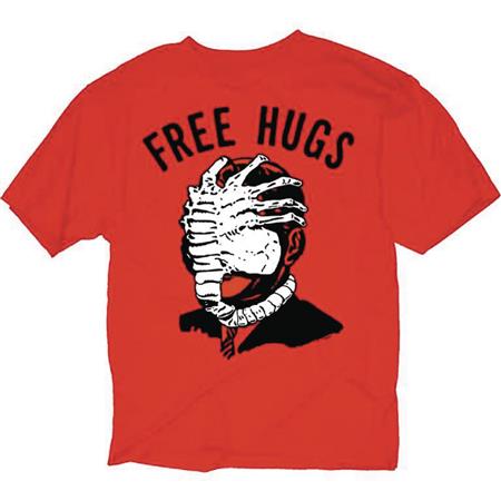 ALIEN FREE HUGS RED T/S LG (C: 1-1-0)
