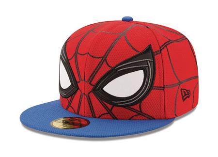 SPIDER-MAN HOMECOMING ALLOVER 5950 FITTED CAP SZ 7 1/8 (C: 1