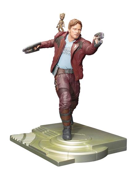 GUARDIANS OF THE GALAXY V2 STAR-LORD & GROOT ARTFX STATUE (C