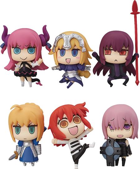 FATE/GRAND ORDER LEARNING WITH MANGA 6PC BMB TRADING FIGURES
