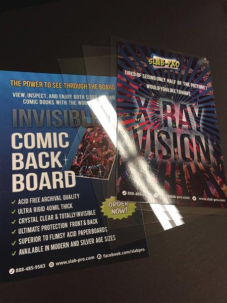 SLAB PRO QUALIFIED INVISIBLE COMIC BOARD CURRENT SIZE (C: 1-