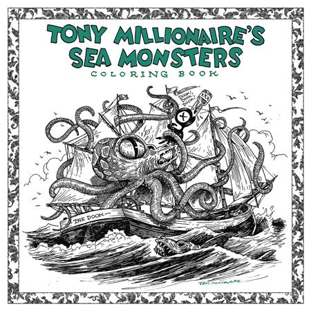 TONY MILLIONAIRE SEA MONSTER COLORING BOOK SC (C: 0-1-2)