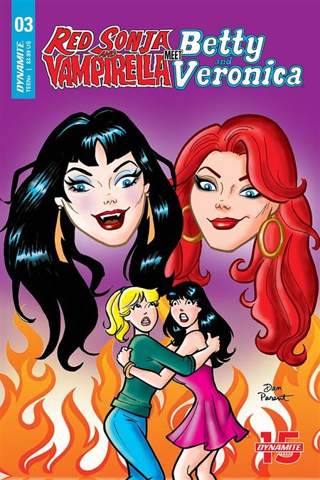 Red Sonja Vampirella Betty Veronica 3 Cvr D Parent - 