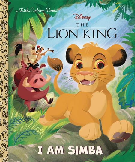 DISNEY LION KING I AM SIMBA LITTLE GOLDEN BOOK (C: 0-1-0)