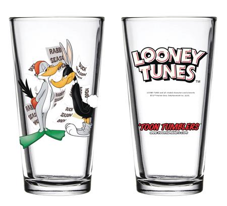 TOON TUMBLERS LOONEY TUNES RABBIT/DUCK SEASON GLASS (C: 1-1-