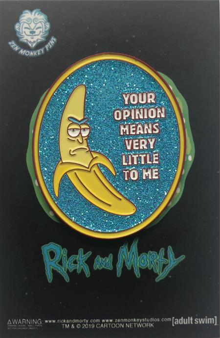 RICK AND MORTY BANANA RICKS OPINION PIN (C: 1-1-2)