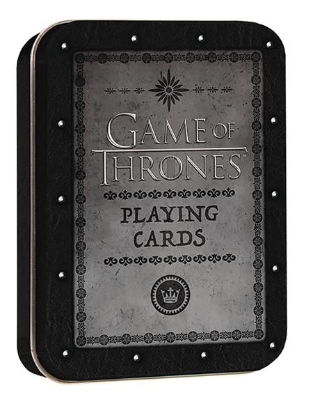 GAME OF THRONES PLAYING CARDS COLL TIN (C: 0-1-2)
