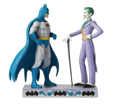 JIM SHORE DC COMICS BATMAN VS THE JOKER 9.25IN FIG (C: 1-1-2