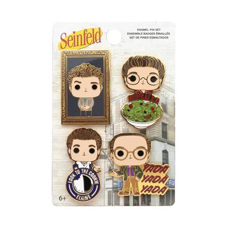 FUNKO SEINFELD ALL CHARACTER POP 4 PACK OF PIN SET (C: 1-1-2