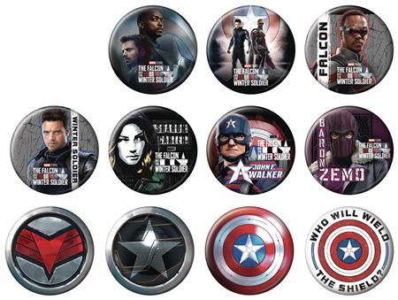 THE FALCON AND WINTER SOLDIER 144PC BUTTON ASST DIS (C: 1-1-