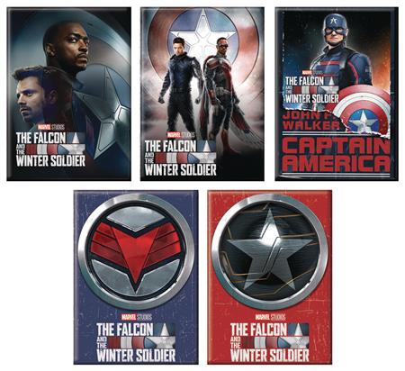 THE FALCON AND THE WINTER SOLDIER 36PC MAGNET ASST (C: 1-1-2