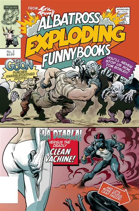 ALBATROSS EXPLODING FUNNYBOOKS #2 CVR A ERIC POWELL