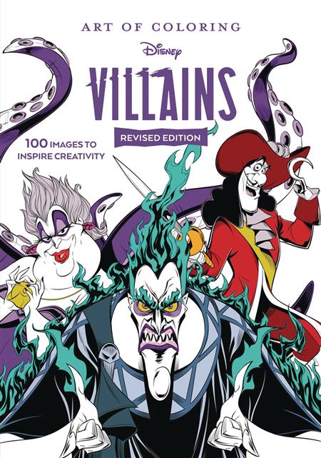 ART OF COLORING DISNEY VILLAINS SC (C: 0-1-0)