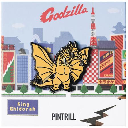 GODZILLA SERIES4 KING GHIDORAH ENAMEL PIN (C: 1-1-2)