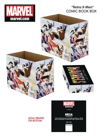 MARVEL RETRO X-MEN 5PK SHORT COMIC STORAGE BOX (Net) (C: 1-1