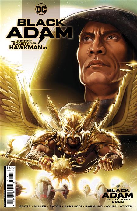 BLACK ADAM JUSTICE SOCIETY FILES HAWKMAN #1 (ONE SHOT) CVR A KAARE ANDREWS