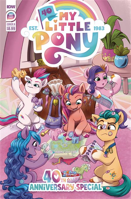 MY LITTLE PONY 40TH ANNIVERSARY SPECIAL CVR B MEBBERSON