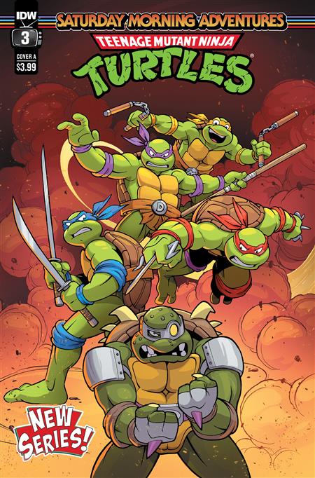 TMNT SATURDAY MORNING ADV CONTINUED #3 CVR A LATTIE