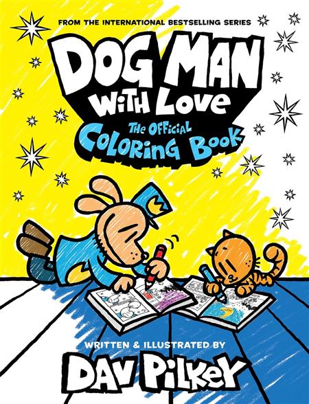 DOG MAN WITH LOVE OFFICIAL COLORING BOOK (C: 0-1-0)
