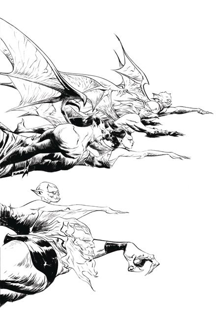 GARGOYLES QUEST #1 LEE LINE ART VIRGIN DE EXC VAR (Net) 