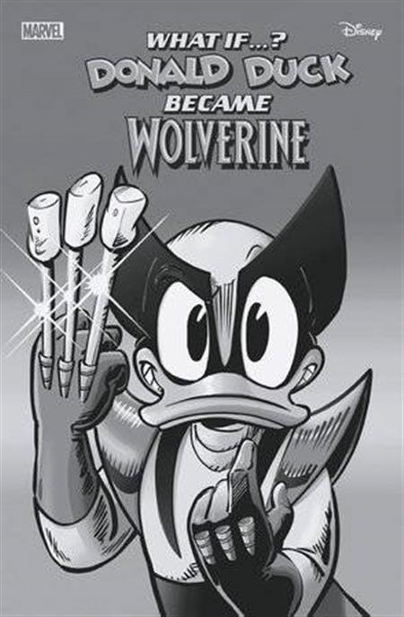 WHAT IF DONALD DUCK BECAME WOLVERINE #1 100 COPY INCV VAR