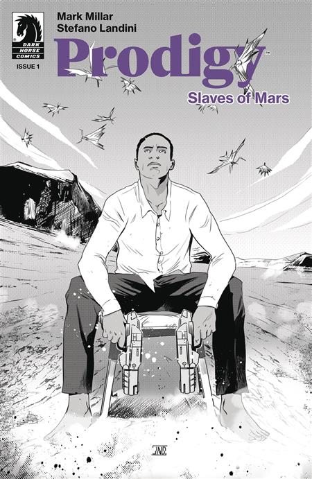 PRODIGY SLAVES OF MARS #1 CVR B B&W LANDINI (MR)