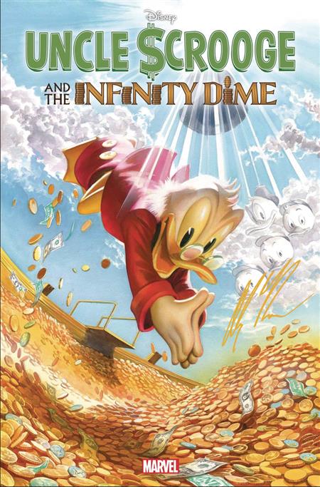 UNCLE SCROOGE INFINITY DIME #1 ALEX ROSS SGN VAR 