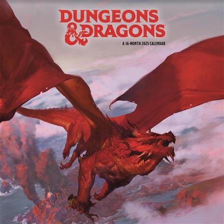 DUNGEONS & DRAGONS CLASSIC 2025 16 MONTH WALL CALENDAR 