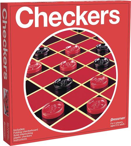 CLASSIC CHECKERS BOARD GAME (Net) 