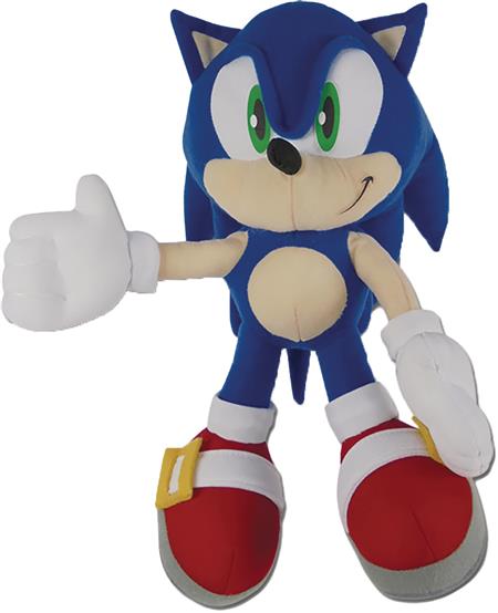 SONIC THE HEDGEHOG 10IN MOVEABLE PLUSH 