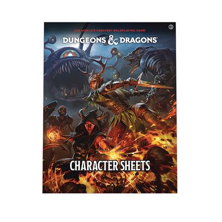 D&D RPG CHARACTER SHEETS (2024) (C: 1-1-2)