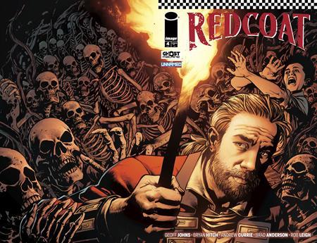 REDCOAT #4 CVR C INC 1:50 BRYAN HITCH & BRAD ANDERSON WRAPAROUND FOIL VAR