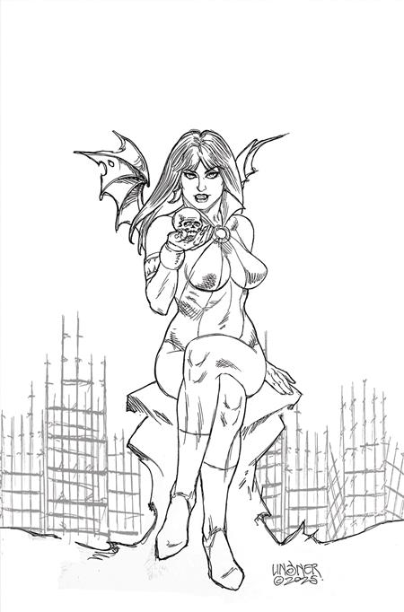 VAMPIRELLA ARMAGEDDON #1 CVR S 20 COPY INCV LINSNER LINE ART VIRGIN