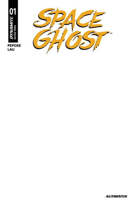 SPACE GHOST (2025) #1 CVR J BLANK AUTHENTIX