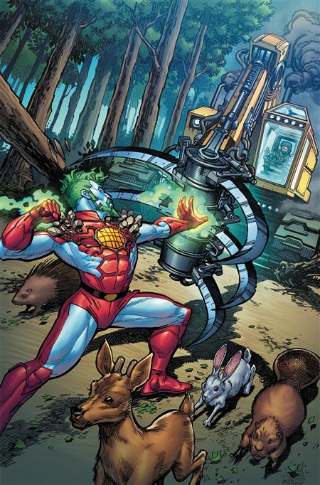 CAPTAIN PLANET #4 CVR E HARDIN METAL PREMIUM