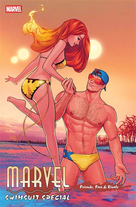 SWIMSUIT SPECIAL FRIENDS FOES & RIVALS #1 DAUTERMAN VAR