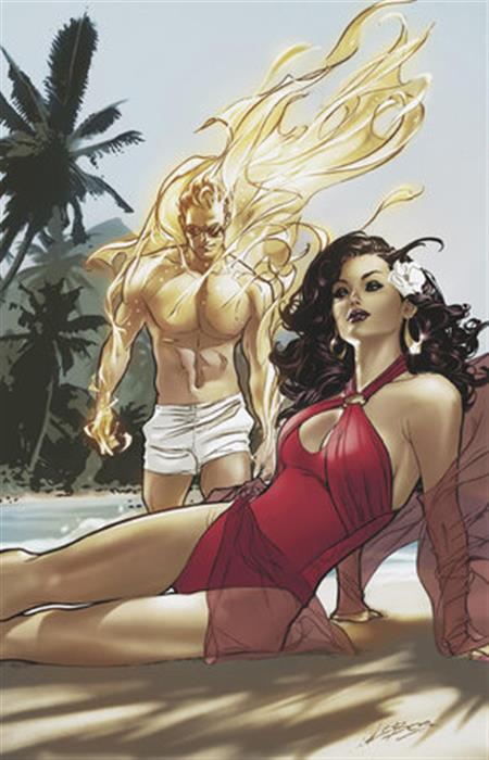 MARVEL SWIMSUIT SPECIAL FRIENDS, FOES & RIVALS #1 PABLO VILLALOBOS VIRGIN VARIANT[1:100]