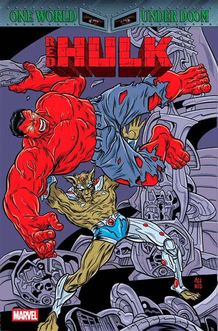 RED HULK #6 MIKE ALLRED RETRO VISION VAR